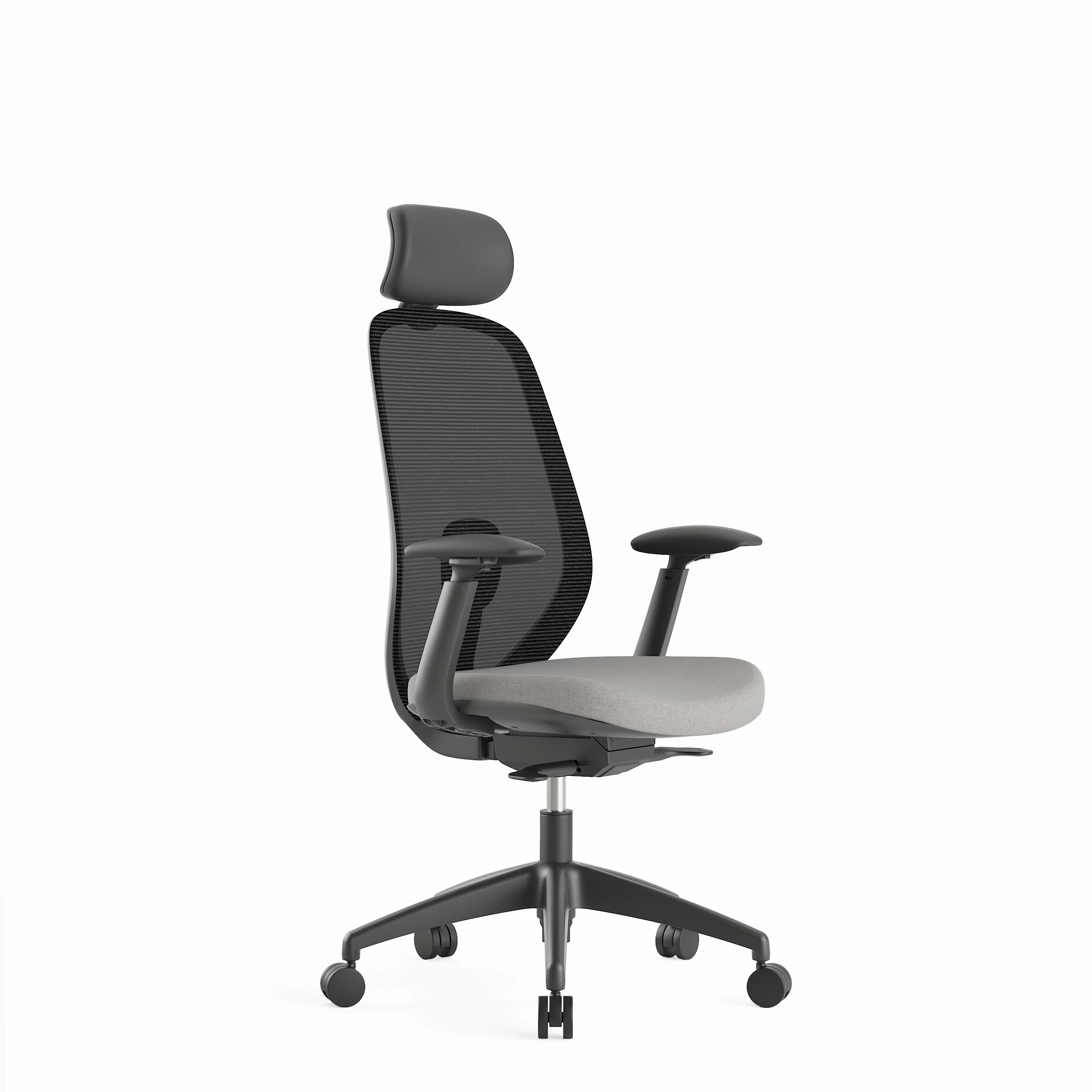 Manufacturers Swivel Chair With Adjustable Headrest Cheapest Price High-Back Mesh Black Office Chair Computer Desk Chair