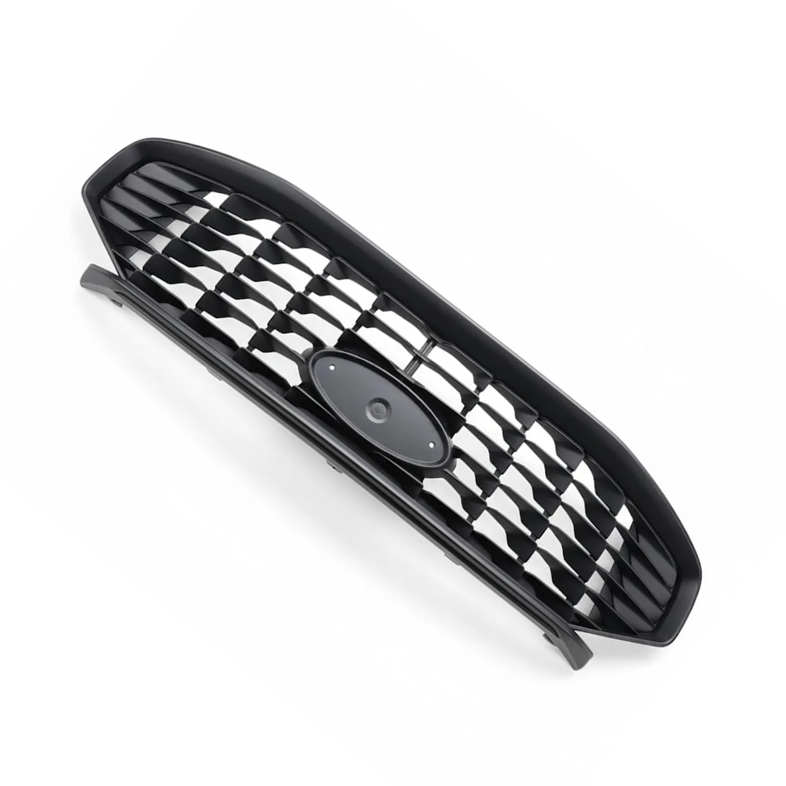 product gloss black honeycomb front upper grille for ford escape 2023 2024 2025 st line style mesh radiator grill with camera hole s5-6