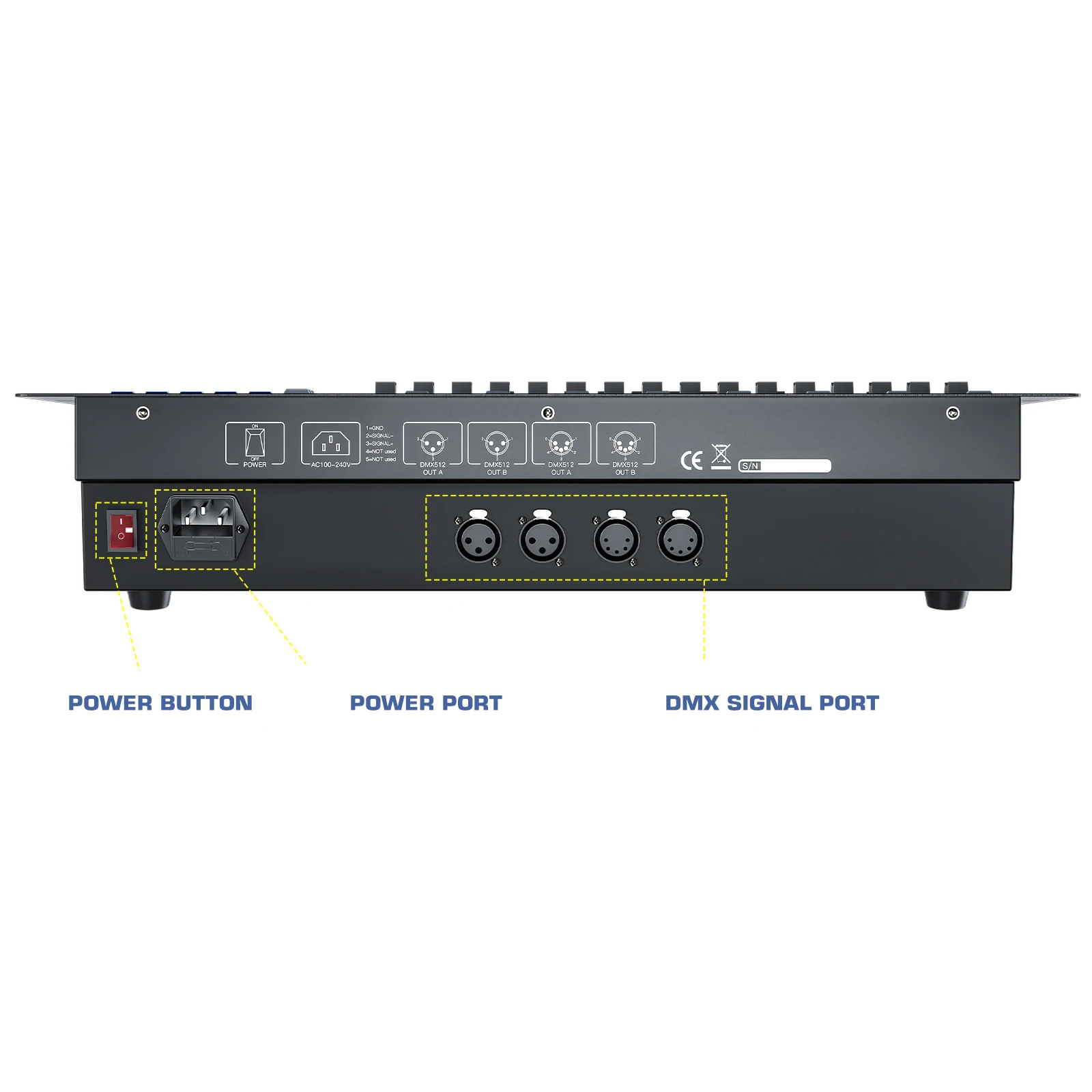 U King DMX1024 Channels Console - Professional Light Control