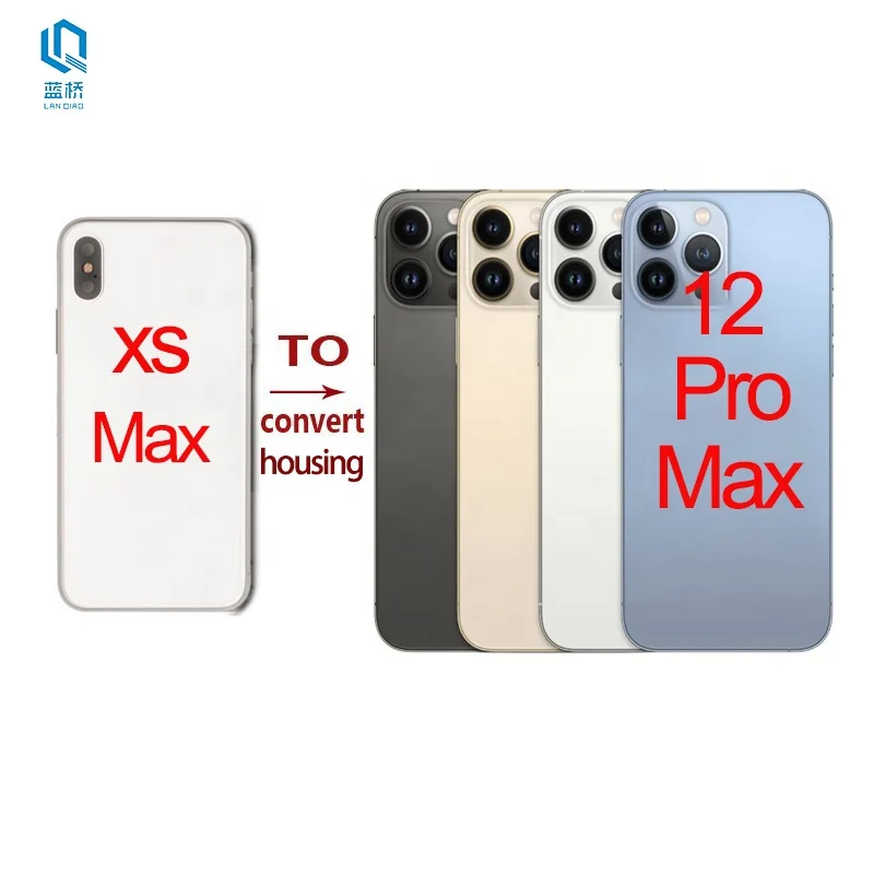 High Quality Back Housing For Iphone X Convert To 12 Pro 13 Pro Xr 11