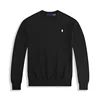 Black with white pony logo