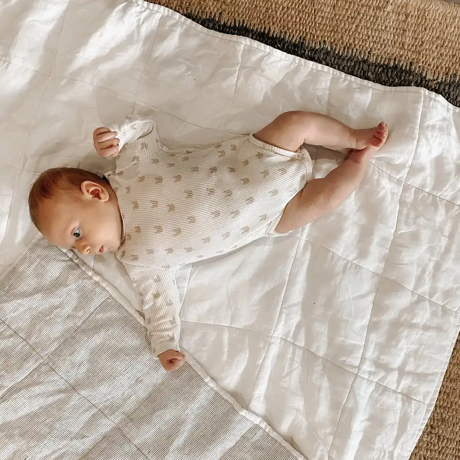 Comfortable Premium Natural Cotton Filling Handmade Linen Baby