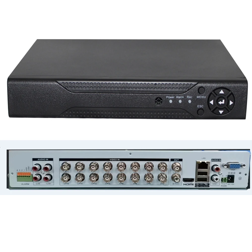 Hybrid DVR XVR for AHD CVI TVI CVBS Analog and IP Cameras