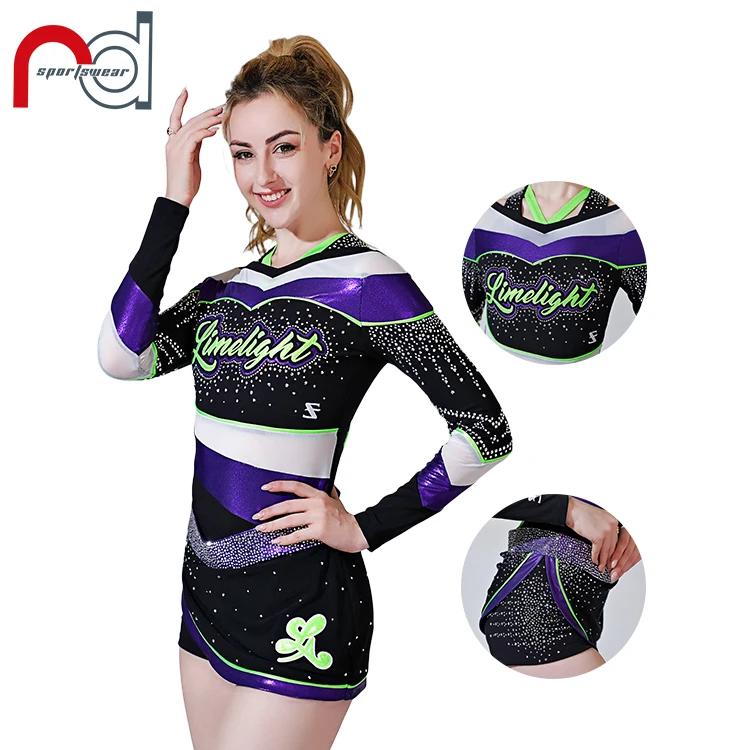 Maniche Lunghe Vestiti Di Carnevale Da Cheerleader Costume Da