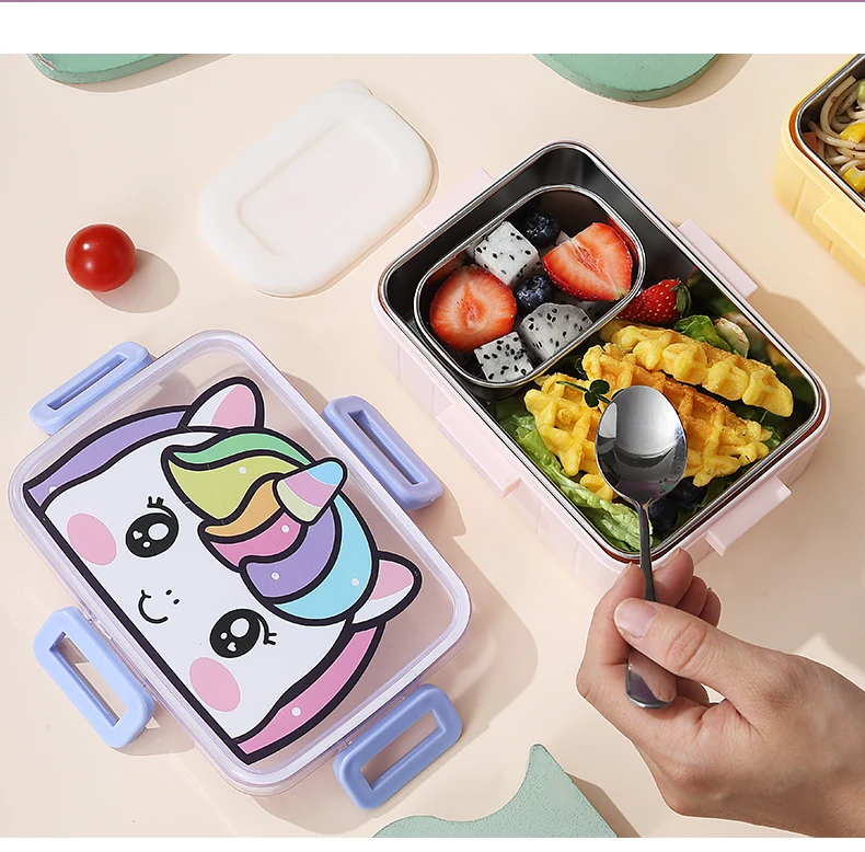 Portable Food Warmer Stainless Steel Container Bento Lunch Box