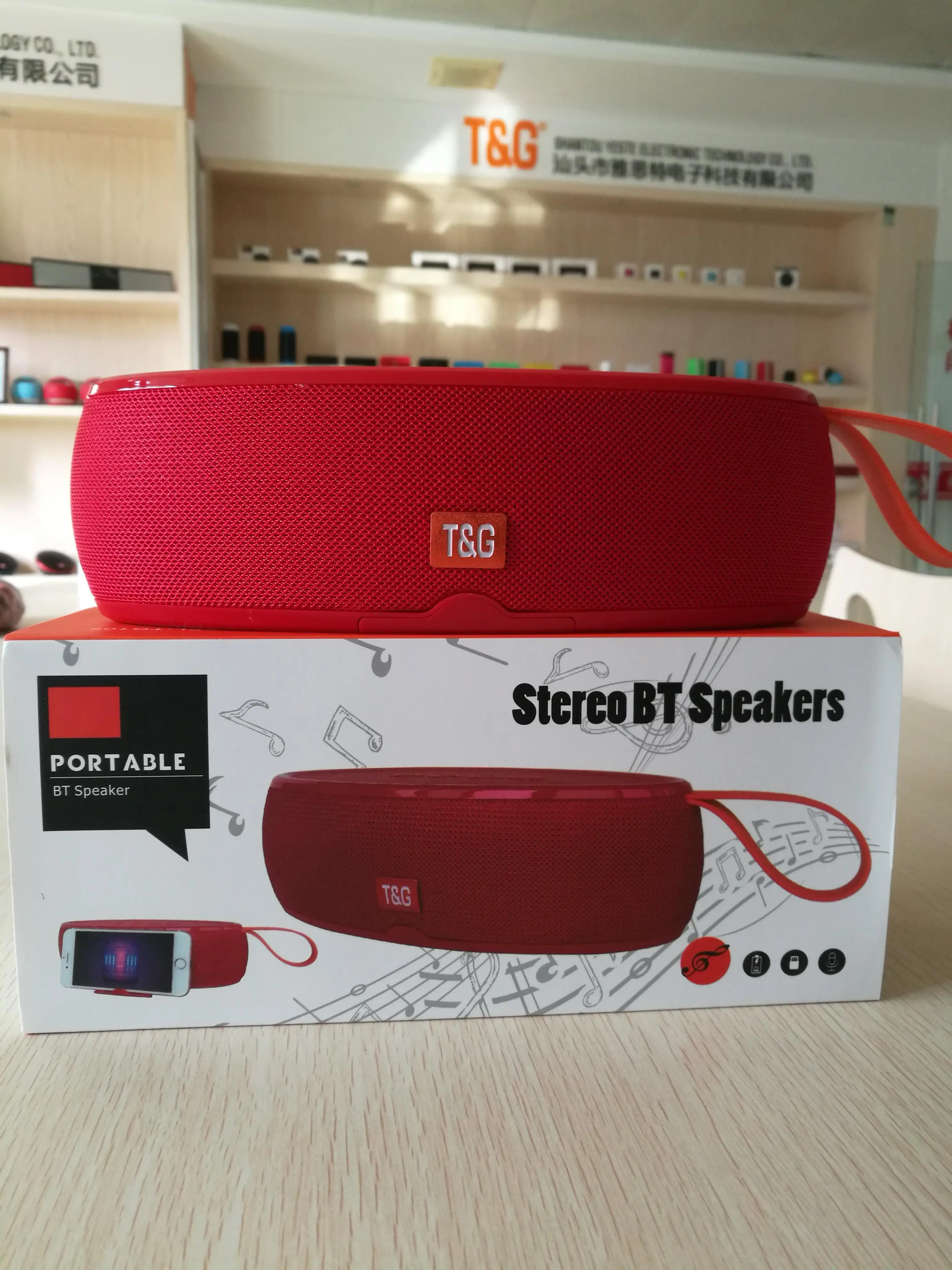 TG105 Original TG portable bluetooth speaker with waterproof & FM function subwoofer speaker - ANKUX.COM