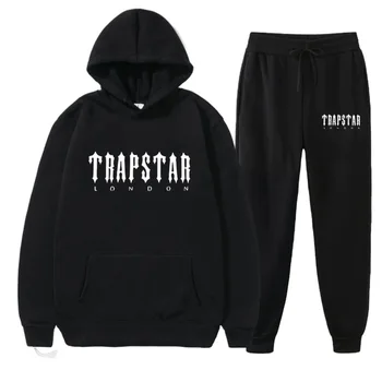 Custom Trapstar Men's Tracksuits 2 Piece Hooded Athletic Sweat Suits ...