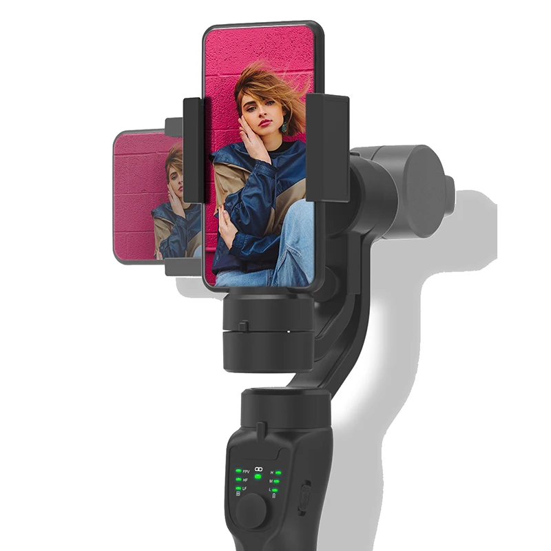 OEM 3 Axis Gimbal Stabilizer for GoPro IPhones Samsung Android Smartphone Video Photography