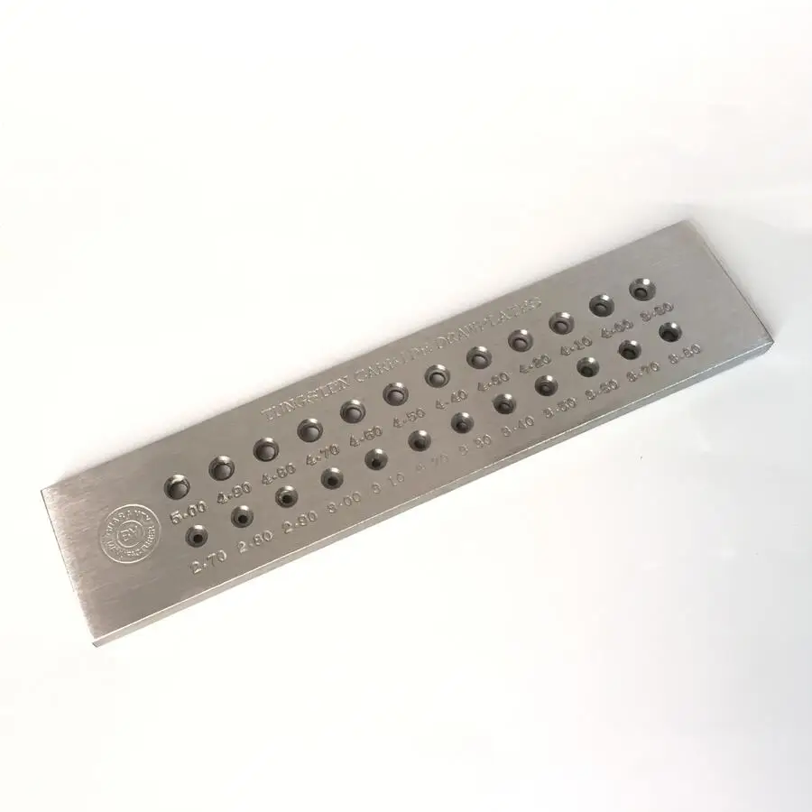 Hartmetall-Draht Ziehplatte, Für Schmuckherstellung Reparatur, Schmuck Handwerk Verarbeitung Stahl-Werkzeug, Mit 52 Runden Löcher Juwelier Handwerk Werkzeuge