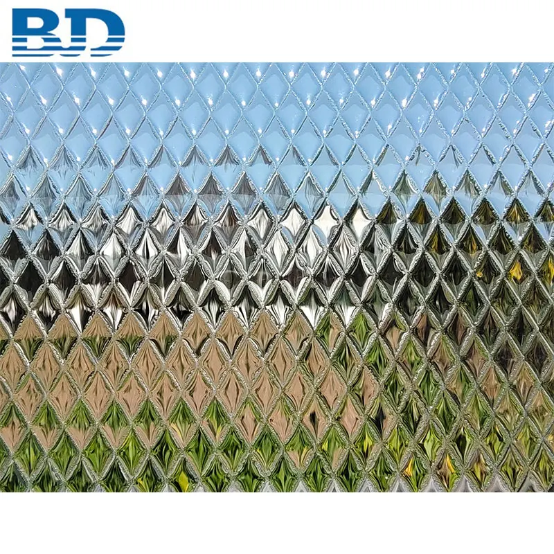 3D Texture Patterned Glass (Rhombus)