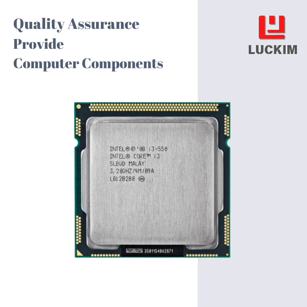 Processeur Intel Core I3-550 - Socket LGA1156, 3.2 GHz, 2 Cœurs - Occasion Fonctionnel
