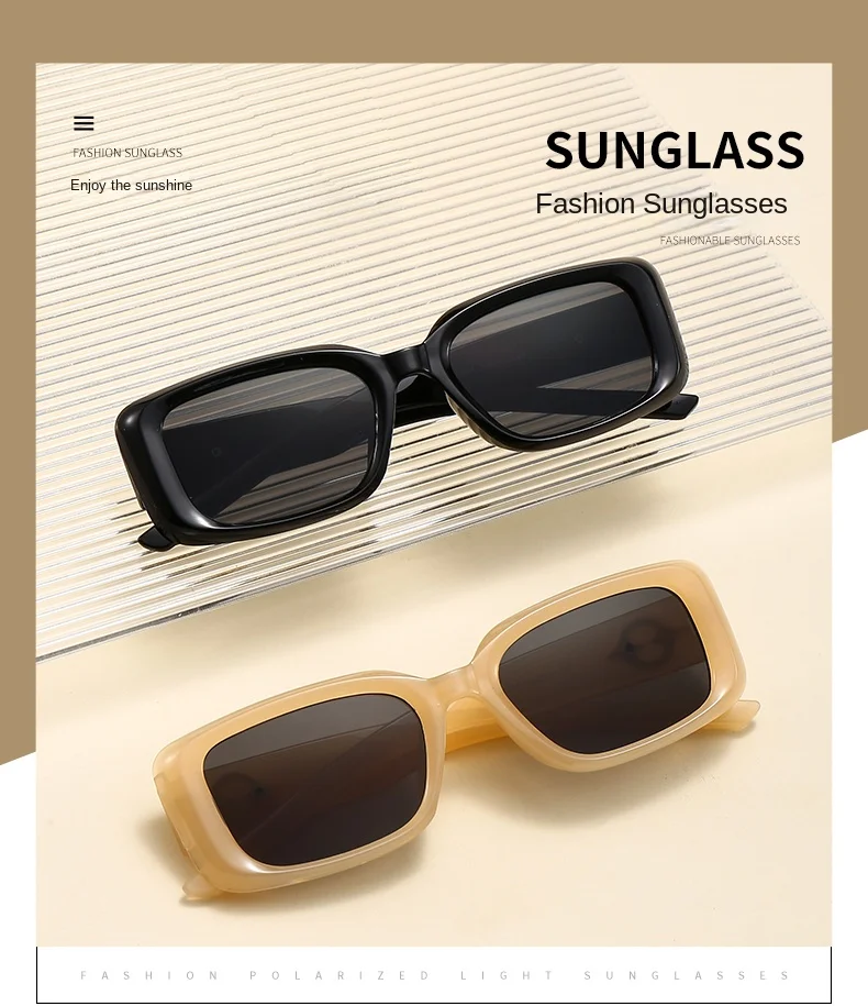 Retro Hip Hop Punk Y2k Square Sunglasses For Women Men Korea Fashion ...