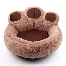 Customized Comfort Soft Plush Round Donut Pet Dog Cat Cushion Sofa Bed