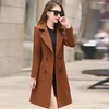 Caramel slim fit jacket wool trench coat overcoat