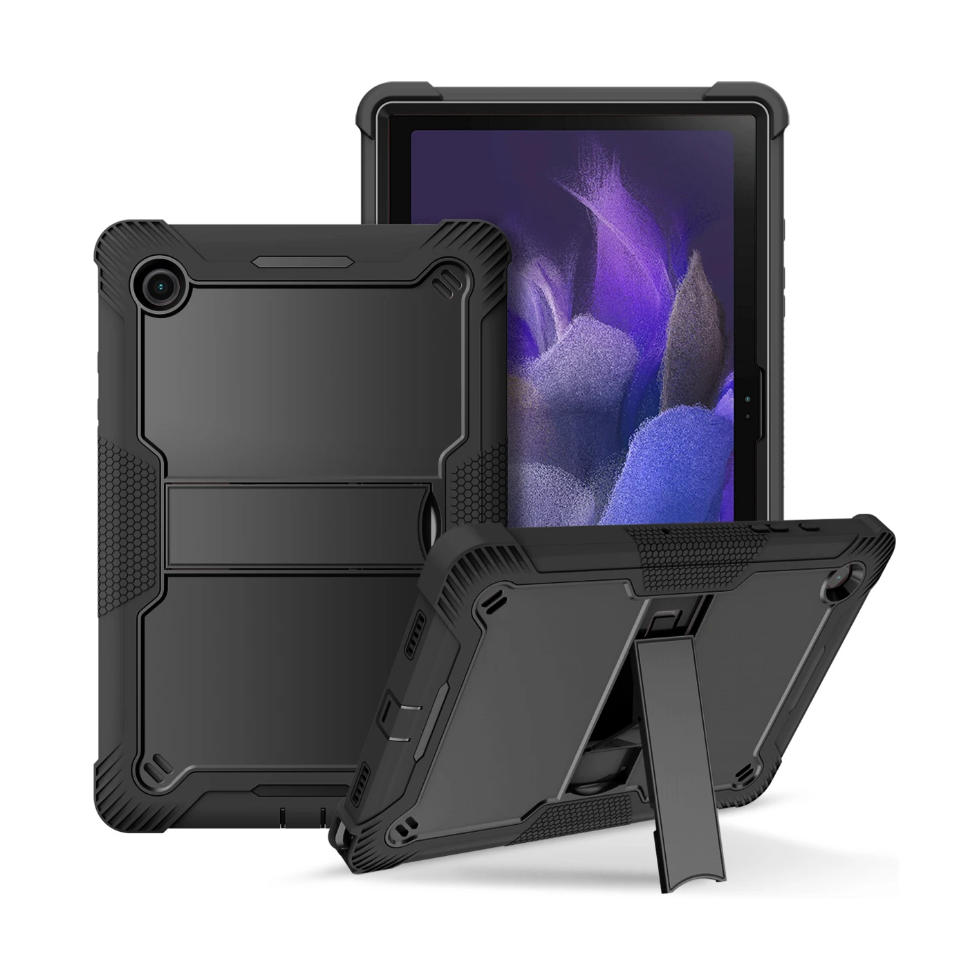 Triple Layers Combo Defender Level Protection Shockproof Silicone Case for Samsung Galaxy Tab A8 Case Tablet Cover