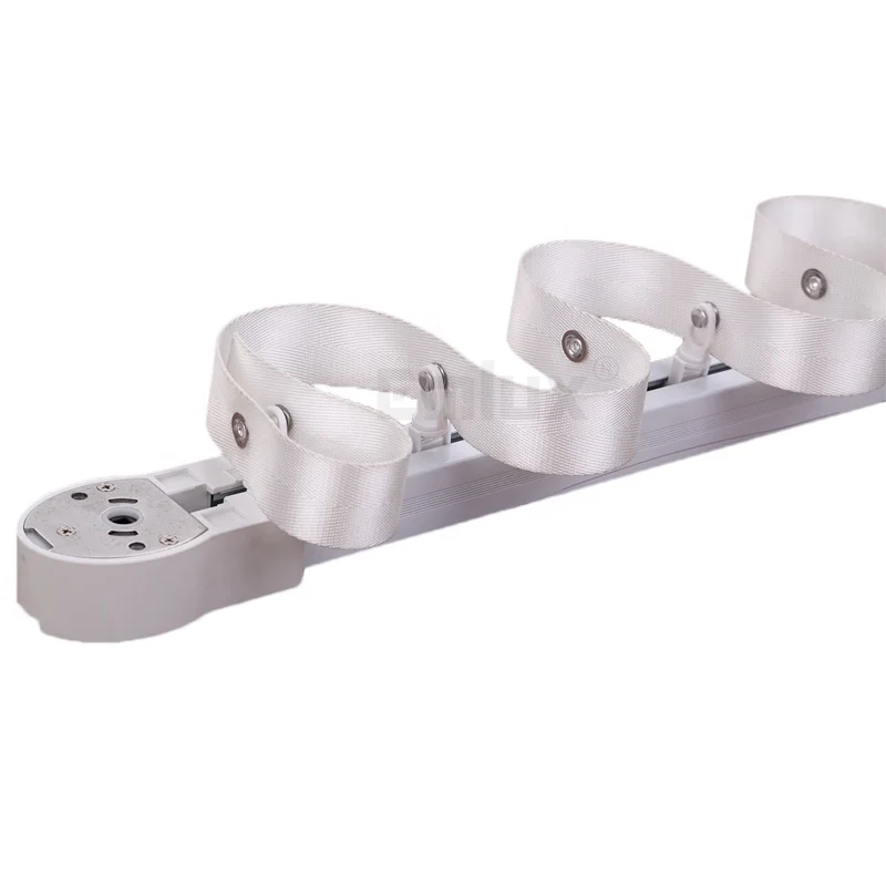 Motorized Wave Track  Heading on Motorized Track for Ripple Fold Curtain
