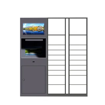 Morden and Easy Use Touch Screen Smart Parcel Locker for express company