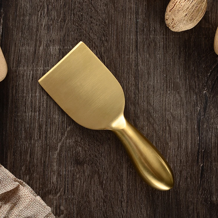 Best Selling Product Mini 4 Pieces Golden Stainless Steel Slicer Cheese Knives Cutting Tool Set  for Kitchen Accessories