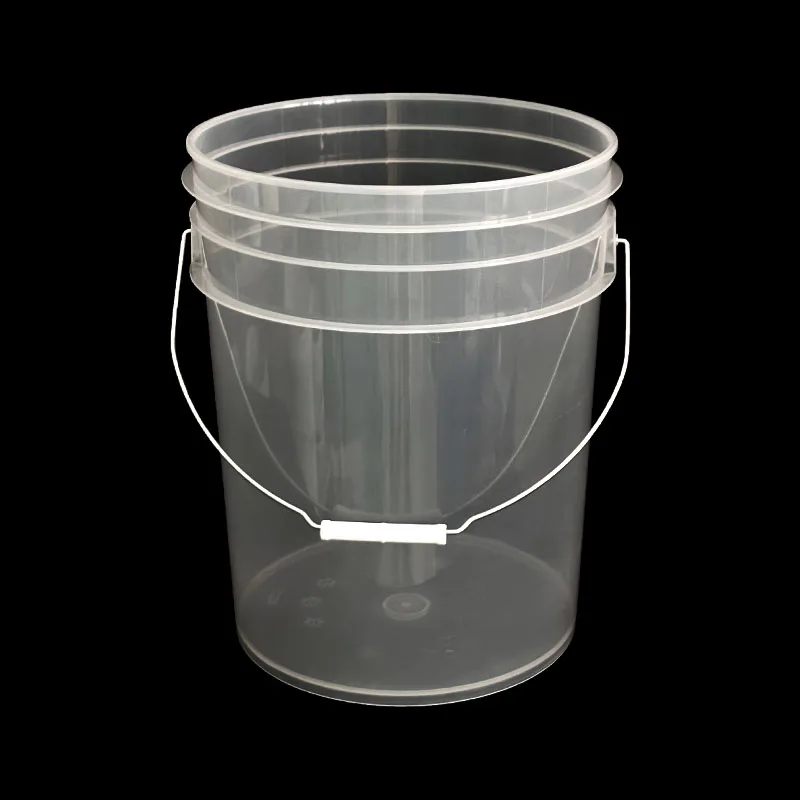 Factory Custom 5 Gallon Bucket  20L Plastic Bucket Pail With Lid Printing Logo Food Grade Bucket