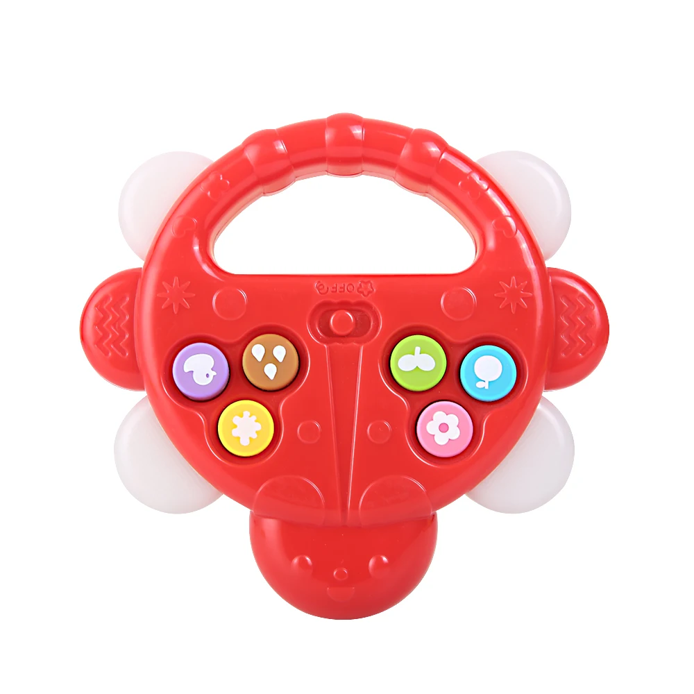 OEM Factory Customized Music Baby Hand Drum Pad Machine Educational Toys with Push Button details