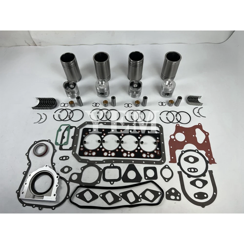 YN27 Cylinder Liner and Gasket Kit With Bearing Set for Yunnei Engine Repair Kit