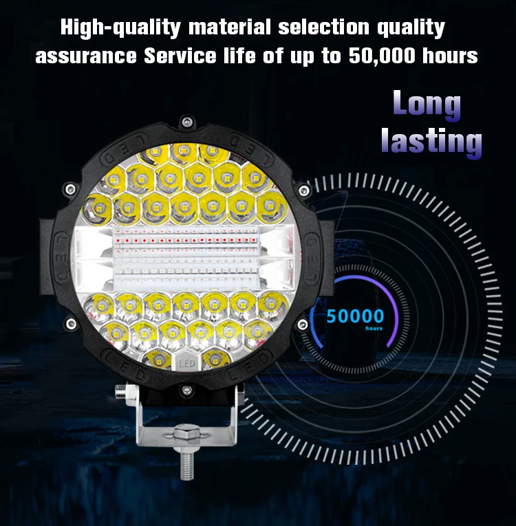 Hot Sales 51w Working Light Flood Spot Beam Work Product Round 7inch Led Worklight 8