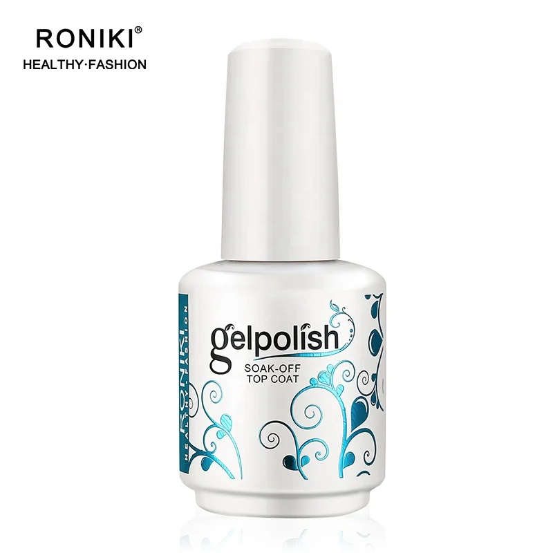 RNK Free Samples Factory Professional Clear Nail Gel Polish Top Coat