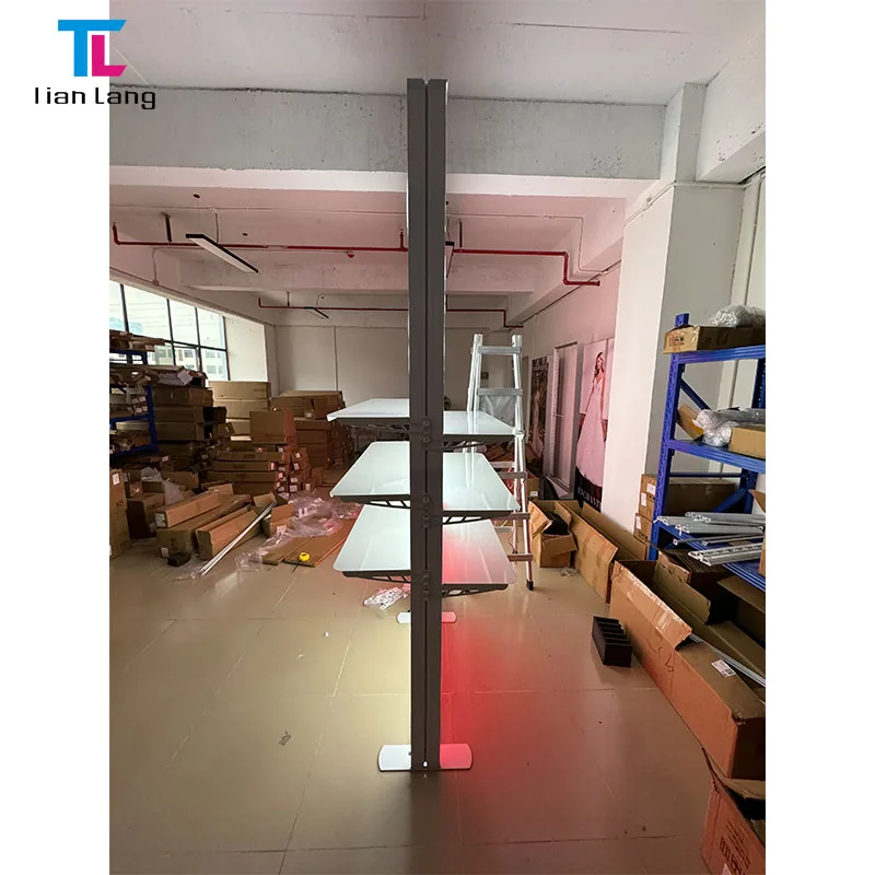 10 jardi kattuv kohandatav disain ulatuslik tükelduseline aluminiumpõhine SEG LED valgustatud reklaamne pop-up seismine taustakuup esitus