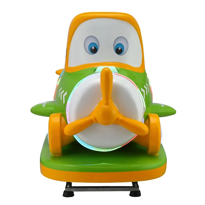 Factory Swing Machine Video Coin Operated Kiddie Car Rides Amusement Park Fiberglass Kiddie Ride