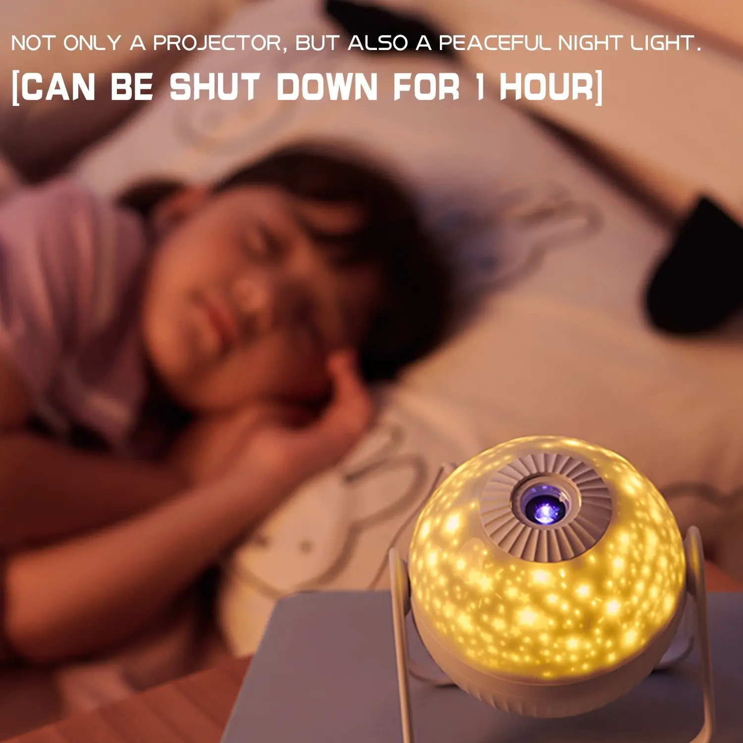 360 Adjustable USB Rotating Starry Space Sky Aurora Moon Lamp Gift Planetarium Led Star Night Light Astronaut Galaxy Projector