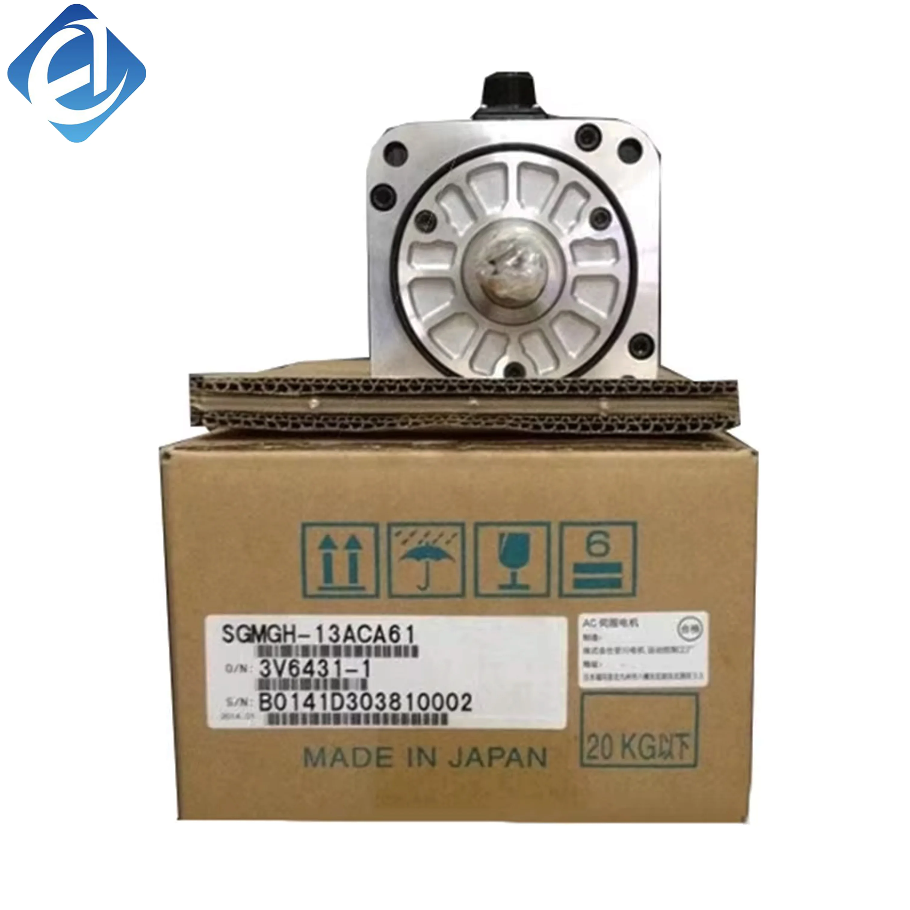 New Original SGMGH-13ACA61 Yaskawa SGMGH series servo motor, applied for precise positioning, speed regulation and torque driving in industrial automation mechanical transmission systems.