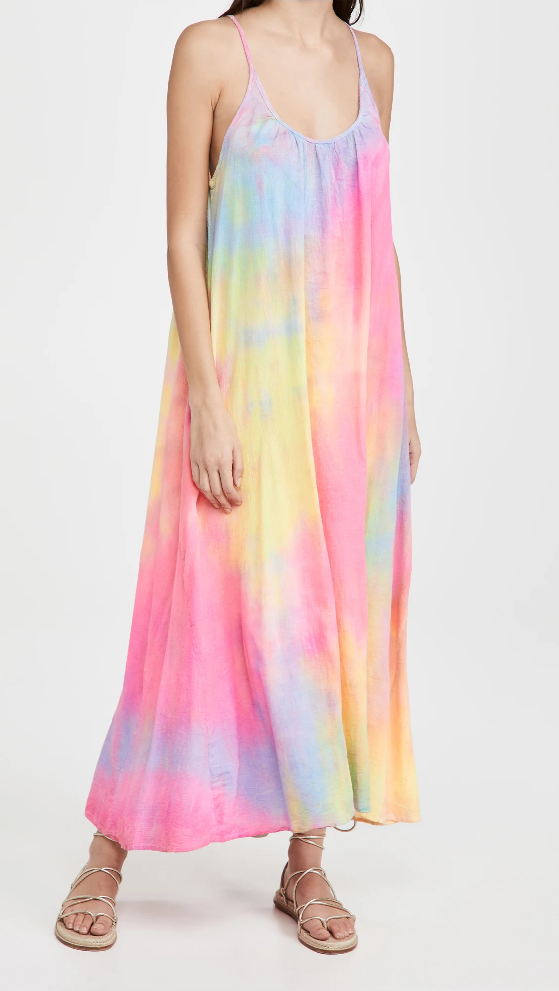 Women Strap Backless Long Dresses 