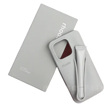 New Fashion Design Lip Gloss Phone Case For iPhone 15 pro max 14 13  Rhode 3D Silicone Lip Balm Anti Fall Protect Cover