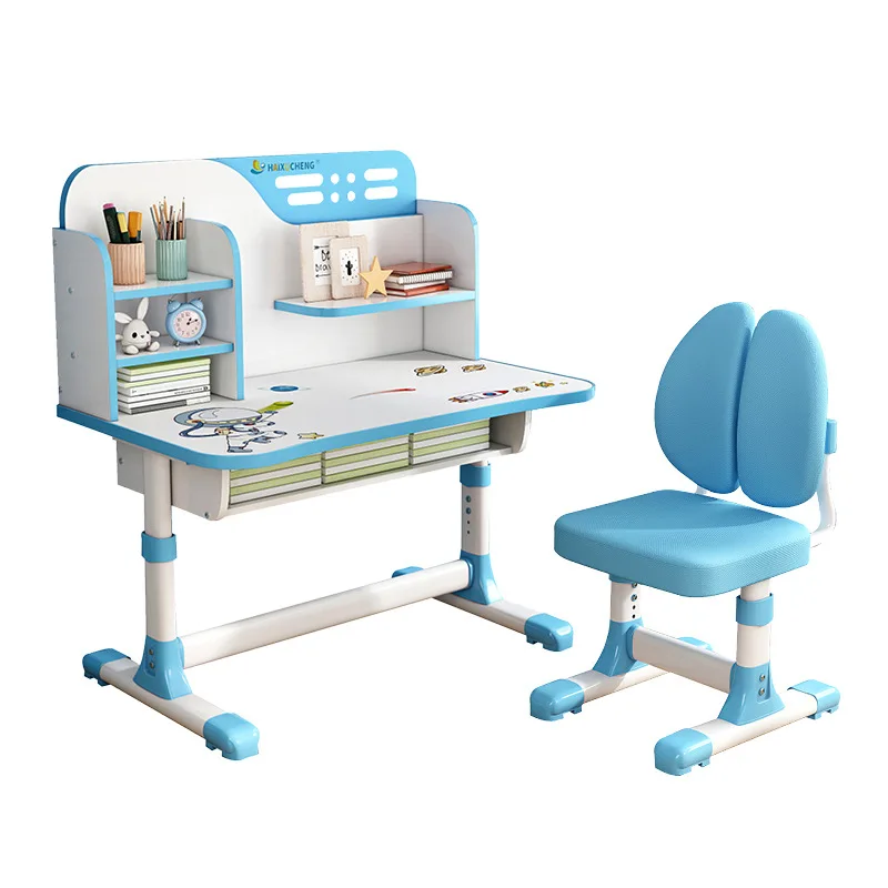 DC20 Kids Smart Desk Adjustable Study Table Chair Set - Technical View