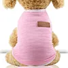 Classic striped pink cotton vest