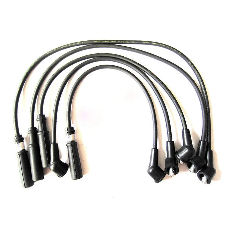 9091921296 9091921296 9091921296 Ignition Cable Spark Plug Wire Set Leads For Toyota Hilux