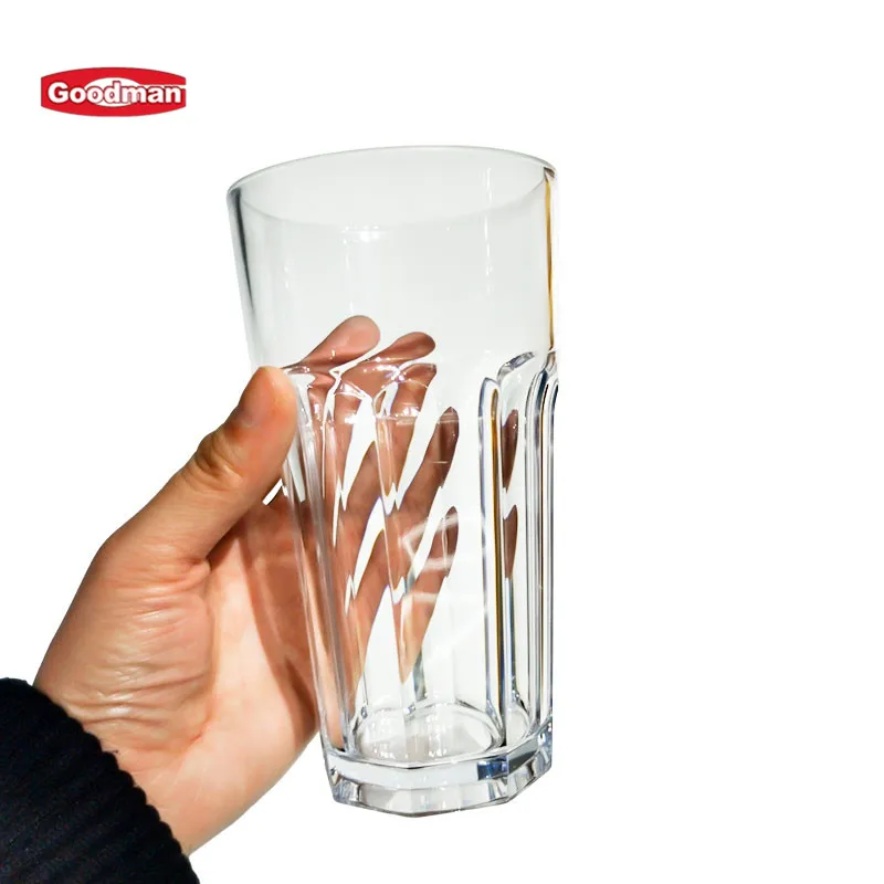 12 oz. Plastglasglas, polykarbonat, klar, DR3014CL