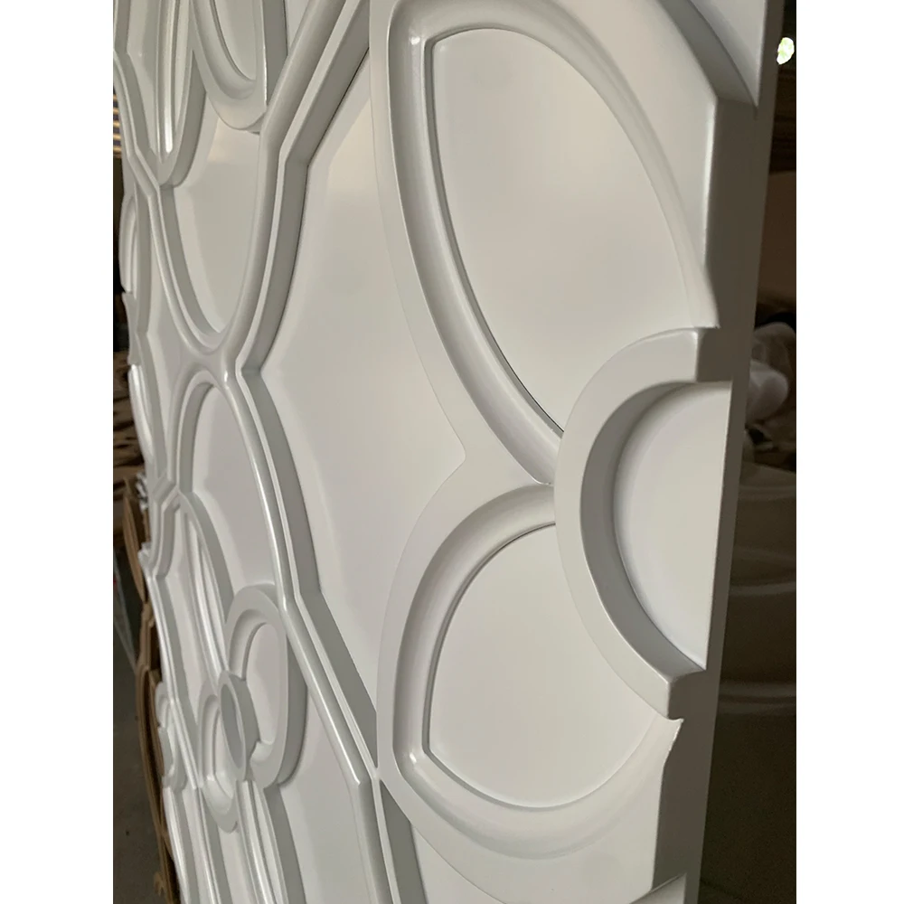High Quality CNC  Machine Carved Custom Made Painted MDF Ceiling