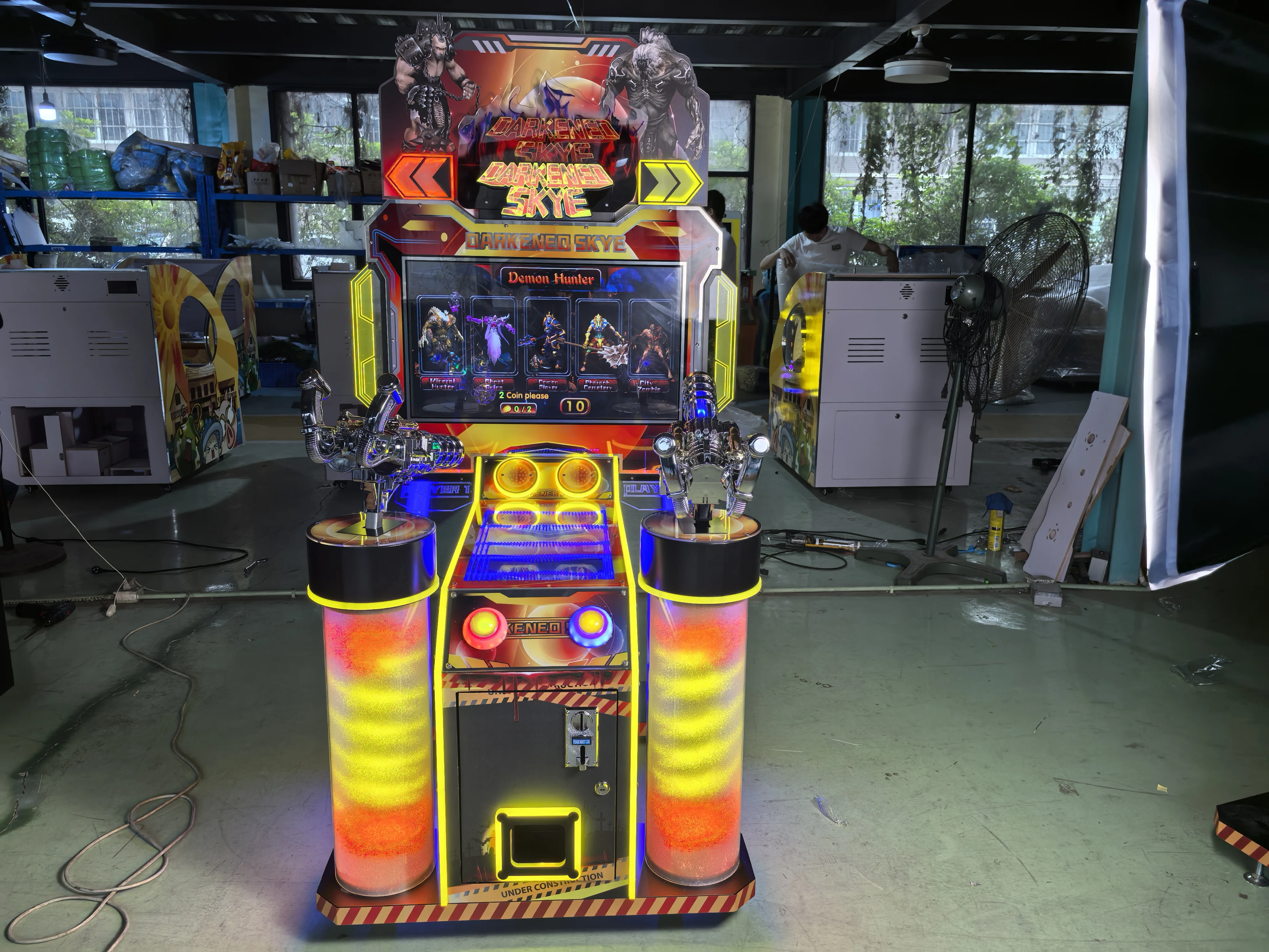 Высококачественный металлический Аркадный Игровой Автомат FunPark с гарантией на 1 год симулятор боевой стрельбы монетами английском языке