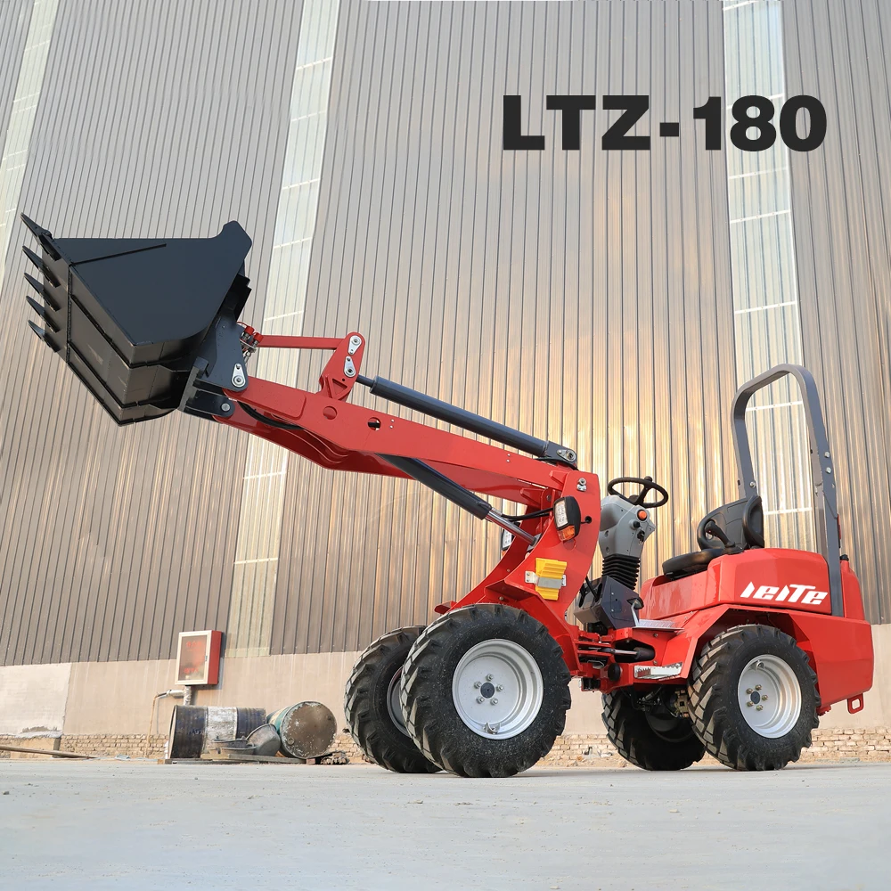 Mini Wheel Loader Front End Mini Telescopic Wheel Loader High End Articulated Mini Wheel Loader 800kg 1 Ton CE EPA Engine