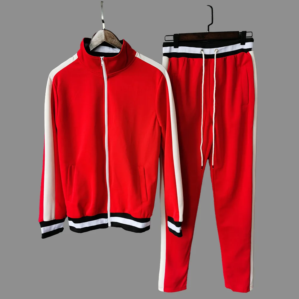 Qc Tracksuit New Design Jogging Suits Hoodie Hooded Tracksuit Custom