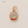 French fries pendant-Gold