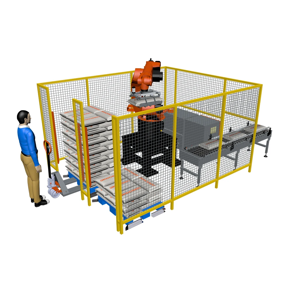 Alibaba.com: KUKA 6 Axis Robotic Bag Palletizer, Customized payload and ...