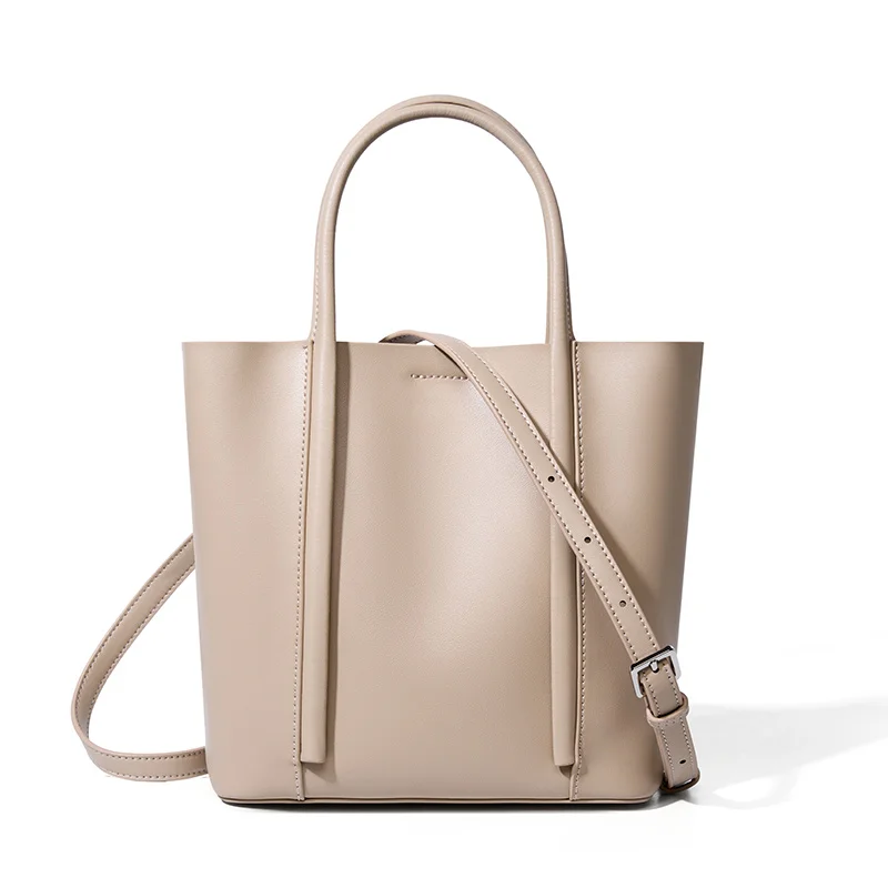 Ladies Handbag Leather Women’s Tote Female Shoulder Bag Leather Hand Bag Tote Shoulder Bag