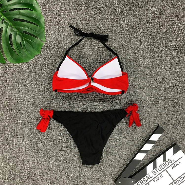 Bikini Custom Oem Private Label Oem Custom Bikini Manufacturer Bali Swimwear Sex Hot Red Bikini