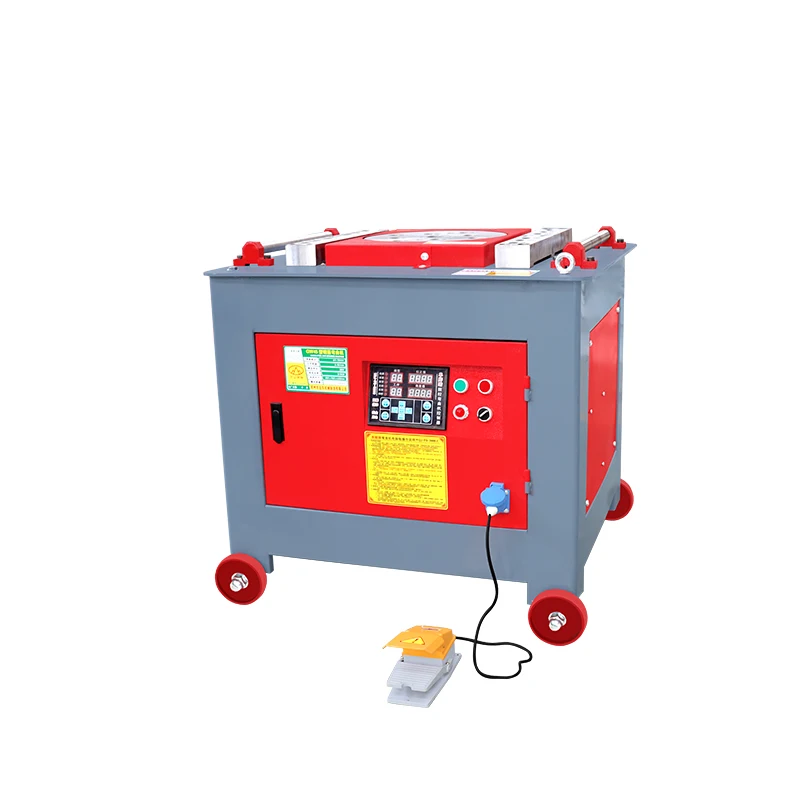 Cheap Price Cf32 Type Auto Rebar 18-40 mm Steel Bar Bending Machine \/ Spiral Square 4M Stirrup Rod Bender Dubai From China