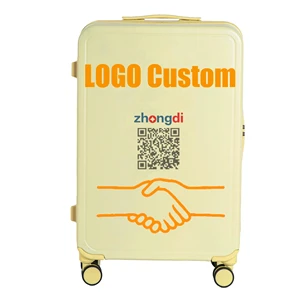 2026 Top 10 Luggage UV Print Custom Carry on Abs Pc Travel Luggage Bags Trolley Custom Suitcase Luggage Travel Bags Suitcase