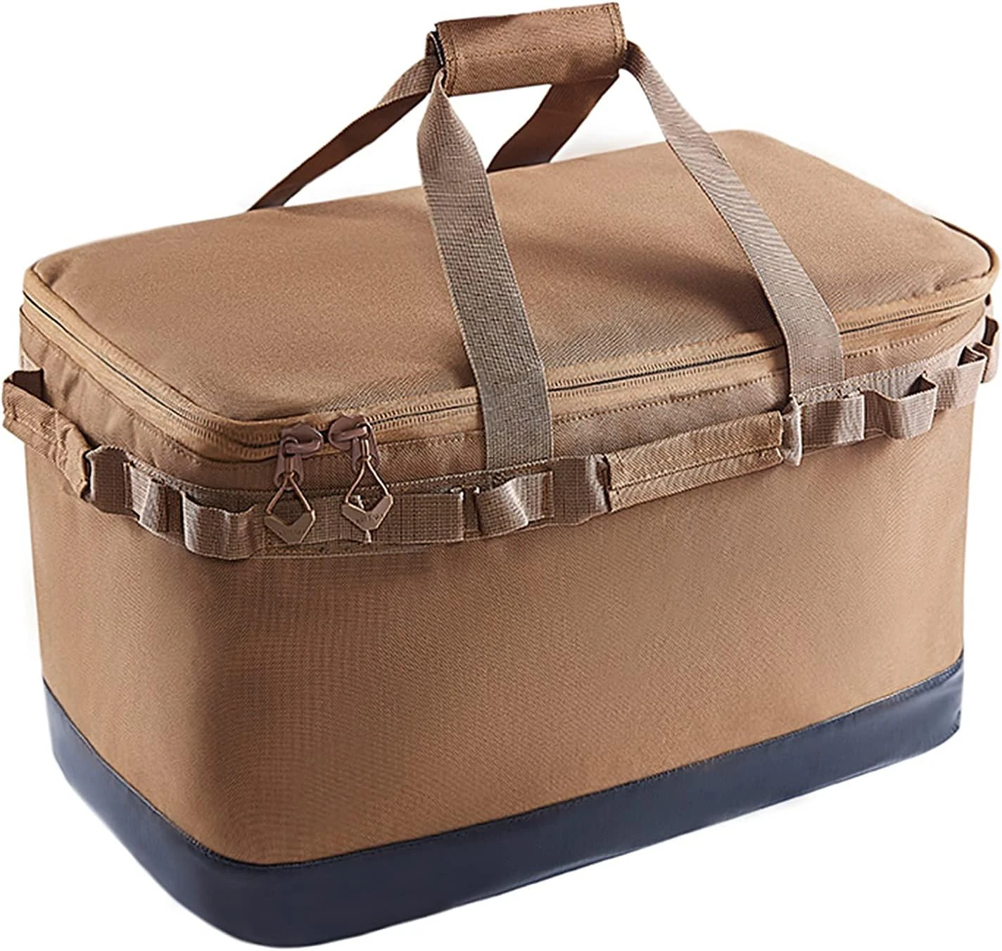 Misopily 32 Qt. Insulated Reusable Grocery Bags 2 Pack Foldable Cooler Bag With Side Mesh Pocket For Food Delivery And Shopping