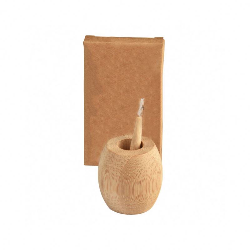 Экологичная Органическая Бамбуковая межзубная щетка Tingsheng, щетка с зазором, Бамбуковая межзубная щетка