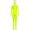 Fluorescent Yellow - Unisex Style with Hands, Feet, and Face Revealed